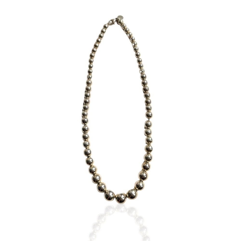 TIFFANY & CO. Graduated Ball Necklace, 925 sterling silver